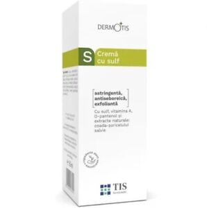 Crème soufre DermoTis, 50 ml, Pharmaceutical Tis