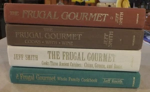 COLLECTION OF 4 FRUGAL GOURMET COOKBOOKS BY JEFF SMITH HC 1984 1986 1989 1992 - Picture 1 of 20