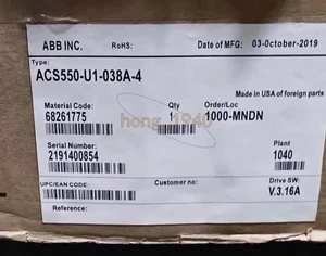 1PC ABB Frequency Converter ACS550-U1-038A-4 NEW - Picture 1 of 1