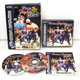 Sega Saturn Virtua Fighter Remix & CG Disc UK PAL:Complete, One Owner, Very Rare