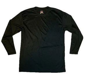 Arctic Trail Men’s XL Long Sleeve Polyester Black Base Layer - Picture 1 of 6