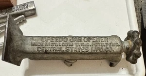 Vintage Speedo Jar Opener Central States MFG. Co St Louis USA - Picture 1 of 4