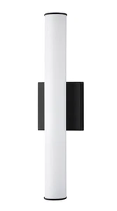 Rail LED 18" Bathroom Vanity Light in Black - Picture 1 of 2