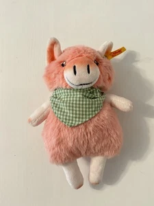 Steiff 103179 Happy Farm Mini 7” Piggilee Pink Pig Plush Small Stuffed Animal - Picture 1 of 10