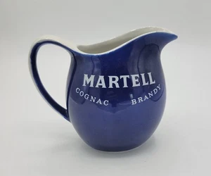 Vintage Porzellan Wasser Bar Rückseite Werbung Krug Kanne Martell Congac Brandy - Bild 1 von 10