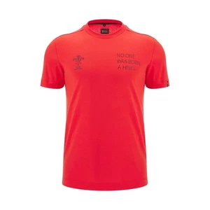 RUGBY WALES – TRAVEL SHIRT PLAYER POLY - MACRON - Season 2025/26 - Picture 1 of 3