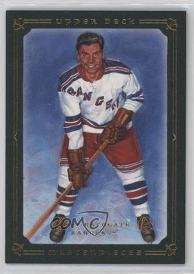 2008-09 Upper Deck Masterpieces Green Framed /99 Andy Bathgate #76 HOF - Image 1 of 2