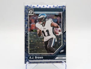 2024 Donruss Optic A.J. BROWN #160 Stars Prizm Philadelphia Eagles - Picture 1 of 2