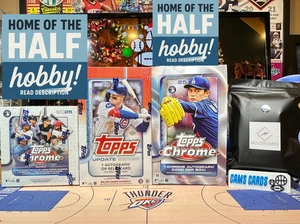 Seattle Mariners Hobby Box BREAK 2025 MLB 1/2 Topps Update 1/4 Chrome - Picture 1 of 6