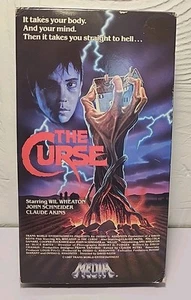 The Curse VHS retro HORROR movie MEDIA tested Wheaton 80s alien - Picture 1 of 9