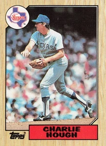 1987 Topps Baseball Charlie Hough Texas Rangers #70 - C - Picture 1 of 2