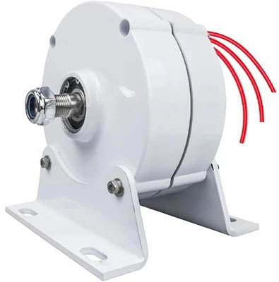 800W Permanentmagnet Generator 12V 24V 48V Windkraftanlage Synchrongenerator - Bild 1 von 4