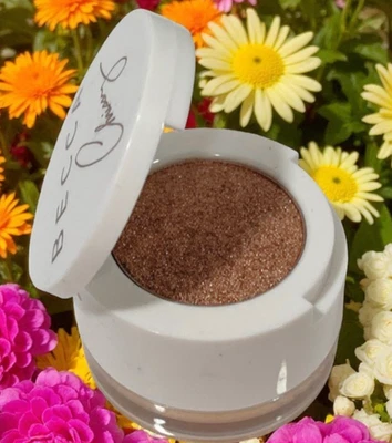 Becca-Chrissy-Glow Souffle Eyeshadow Highlighter Duo-CINNAMON CHURRO NEW - Image 1 of 4