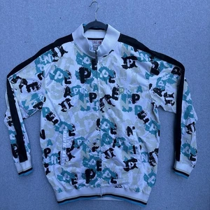 Pepe Jeans London Jacke Herren 3XL Full Zip Trainingsjacke Geometrisch Vintage Y2K 90s - Bild 1 von 16