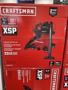 CRAFTSMAN WET DRY ASPIC 12 galones aspiradora 5,5 HP pico soplador portátil de tienda - Imagen 1 de 6