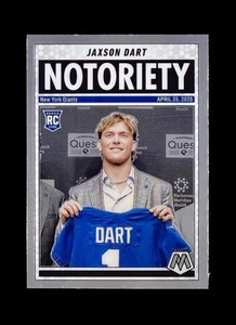 Jaxson Dart 2025 Panini Mosaic #11 Notoriety Rookie RC NY Giants - Bild 1 von 2