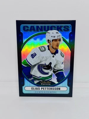 2021-22 O-Pee-Chee Platinum ELIAS PETTERSSON Retro Pack Wars Canucks #R-5 - Image 1 of 2
