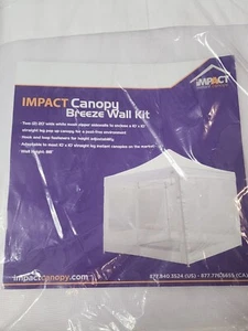 Impact Canopy Breeze Wall Kit 10x10. Fits to most 10 x 10 straight leg canopies - Picture 1 of 3