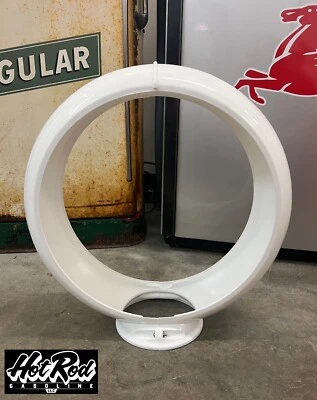 13.5英寸塑料燃气泵球体-白色 — 第 1/4 张图片