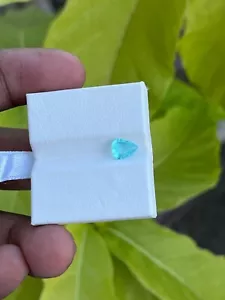 NATÜRLICHER PARAIBA TURMALIN 0,68 Karat -7x5 mm LOSE EDELSTEINE SIEHE VIDEO - Bild 1 von 11