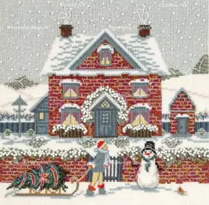 DIY gezähltes Kreuzstich-Set "Wintergeschichte" - Bild 1 von 6