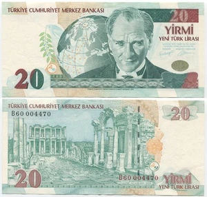 Turchia 20 Yeni Lirasi 2005, XF+/AU, P-219 - Foto 1 di 1