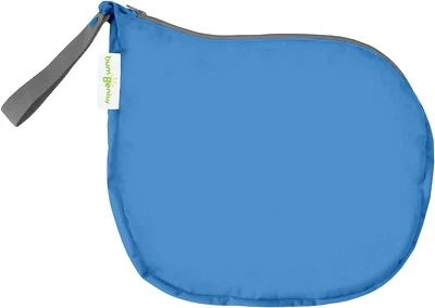 bumGenius 1 Cloth Diaper Wet Bag, Size Small Blue 12x10x1/2 - Image 1 of 4