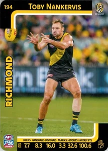 2025 Port Adelaide Power AFL TeamCoach Card - Toby Nankervis - Picture 1 of 3
