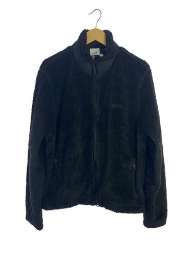 Giacca pile BURBERRY LONDON altri Dulwich Crest L poliestere nero usata