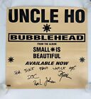 Vtg 99 2000 Risk Records Uncle Ho Band Autographed Poster 12 German Indie Rock