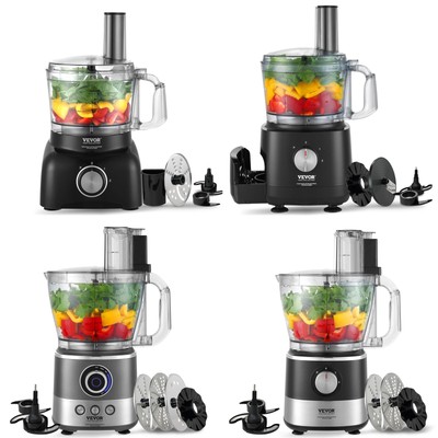 VEVOR 7/9/14 Cup Food Processor Vegetable Cho...