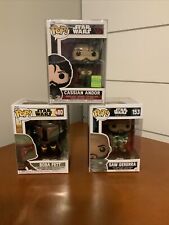 Star Wars Funko POP! Lot Of 3 | Saw Gerrera, Boba Fett, & Cassian Andor