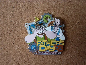 Disney LE 2008 Happy Father's Day pin* Beauty & the Beast BELLE & father Maurice - Picture 1 of 1