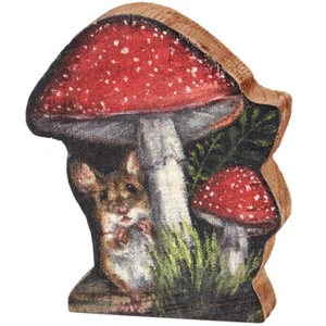 Woodland Mouse Chunky Sitter Sign - Picture 1 of 3