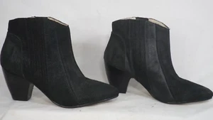 Joe's schwarze Damen-Stiefelette aus Leder zum Überziehen Westernstil Mismatch Größe 6,5/6 M - Bild 1 von 6