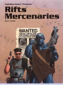 Rifts RPG: Mercenaries PLB813 $24.99 Value - Picture 1 of 1