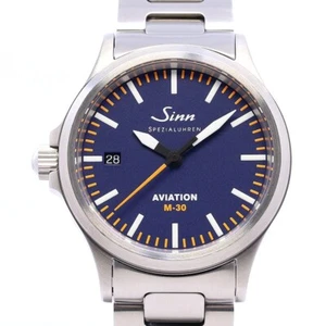 Sinn 556 IM-30 Aviation Limited Edition (only 100) on Bracelet Blue Dial Men's - Picture 1 of 7