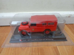 1/43 SCALE 1975 LAND ROVER SERIE III 109 SOFT TOP - DEL PRADO FIRE ENGINE MODEL - Picture 1 of 1