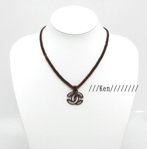 Collana CHANEL AUTENTICA Coco CC Catena Ciondolo Raro Oro 44cm Logo 98A Choker F S