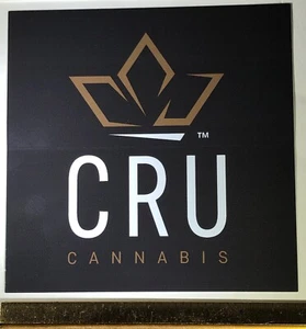 CRU CANNABIS GROSSER AUFKLEBER CRU CANNABIS POT MARIHUANA APOTHEKE LARGE STICKER - Bild 1 von 9