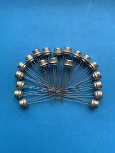 20pcs. MP25B (МП25Б) PNP GERMANIUM TRANSISTOR 0.2W  0.4 A ~ 2N186A; 2N190 - Picture 1 of 9