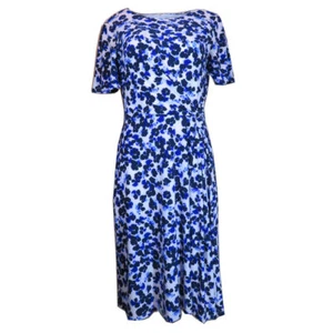 Lauren Ralph Lauren Floral Print Stretch Dress, Size-8 - Picture 1 of 4