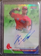 2016 Bowman's Best B16-RD Rafael Devers 29/99 Best of 2016 Auto Green Boston