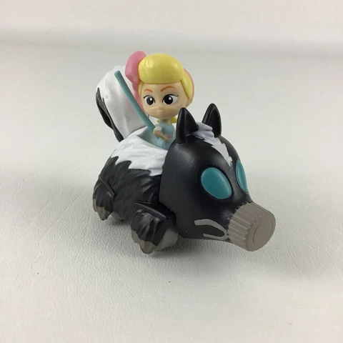 Disney Pixar Toy Story 4 Mini Bo Peep Figure Rolling Skunkmobile Set 2018 Mattel Cover