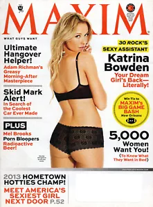 MAXIM Magazine January/February 2013 Katrina Bowden Gabriela Dias Talita Correa - Imagen 1 de 1