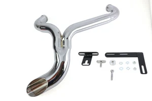 HARLEY Wyatt Gatling Ground Pounder Exhaust System Chrome fits 1985-2006 FLT, - Picture 1 of 2