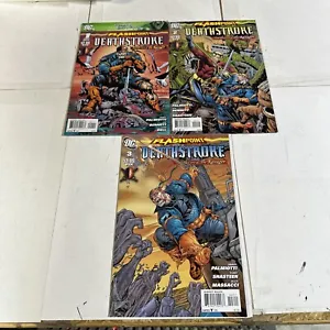 Flashpoint Deathstroke Curse Of The Ravager 1-3 8.5 Avg Ax18 - Picture 1 of 2