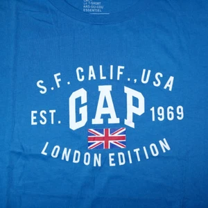 GAP London Edition 1969 Logo Crewneck T-Shirt 100% Soft Cotton Jersey - L Size - Picture 1 of 4