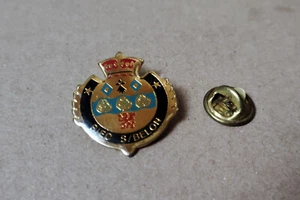 pin's blason / Riec sur Bélon (époxy fond doré) hauteur: 2,6 cm - Picture 1 of 2