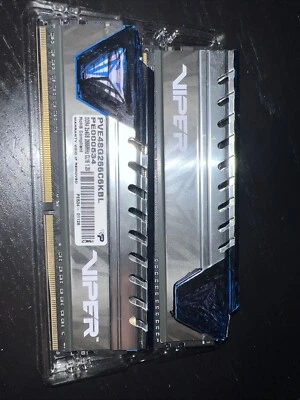Patriot Viper 8Gb DDR4 2x4Gb 2666hz CL16 1.2V Hz memory PVE48G266C6KBL PE000534 - Image 1 of 3